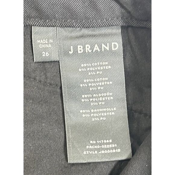 J Brand Womens Black High Rise Utility Cargo Pants Size 26 Margho Zip Ankle $248 - Picture 9 of 14